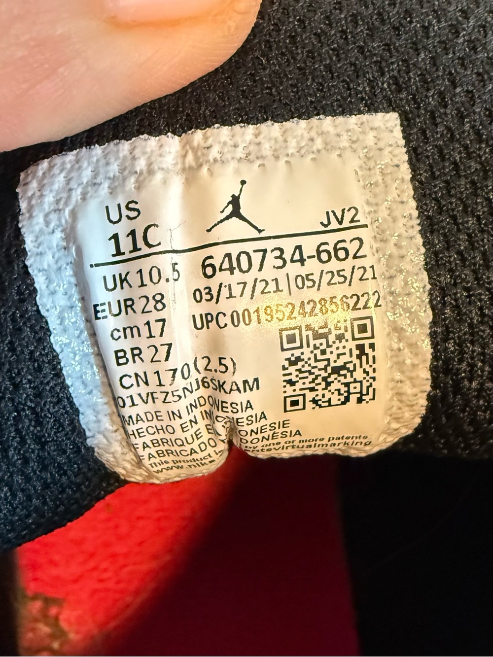 Nike Air Jordan 1 Mid Shoes Size 11C Pink Basketball Sneakers 640734-662 Child - Picture 2 of 10